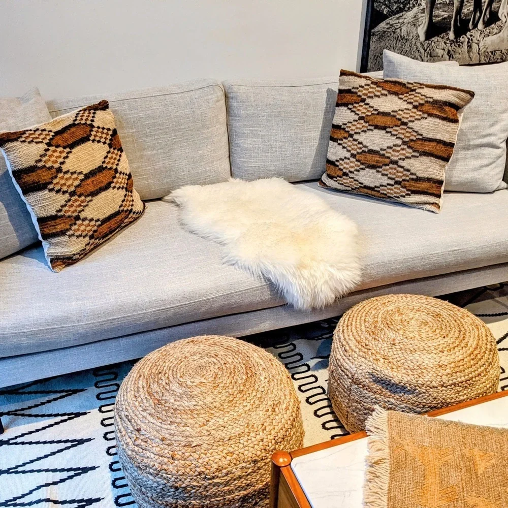 NEW Pillows. Handwoven, Artisanal made with Natural fibers. - Picture 2 of 5